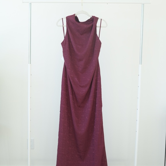 Fame and Partners Chrisley Jacquard Halter Dress - Picture 9 of 12